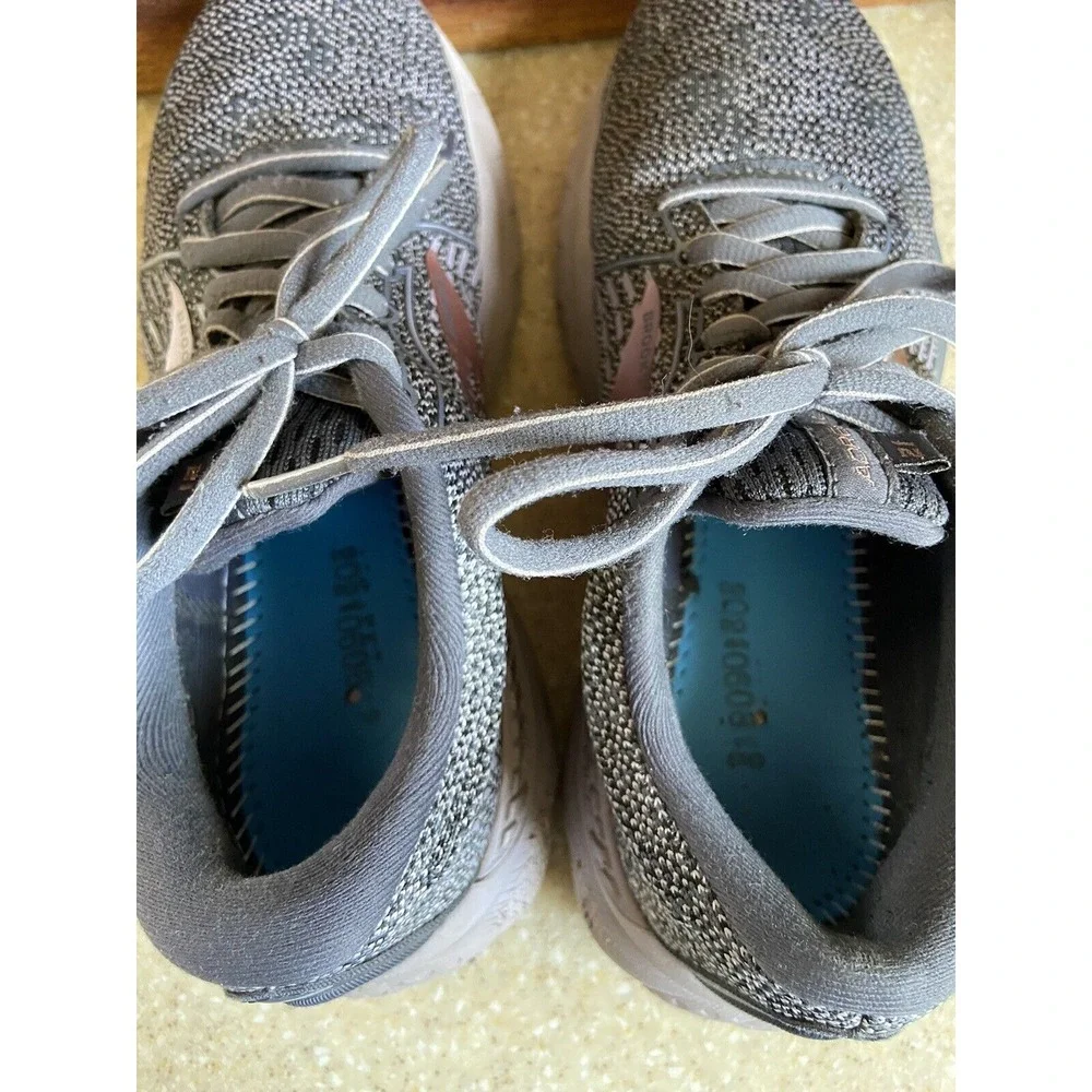 Brooks Shoes Womens 7 Med B Grey Adrenaline GTS 21 Running Sneakers Need Insoles